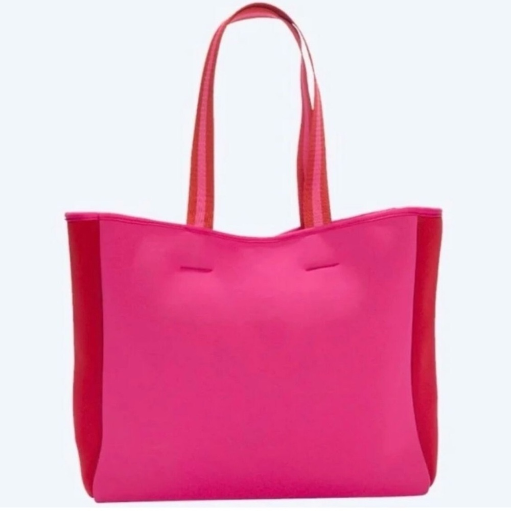 Summersalt Vibrant Neoprene Tote - Pink and Red